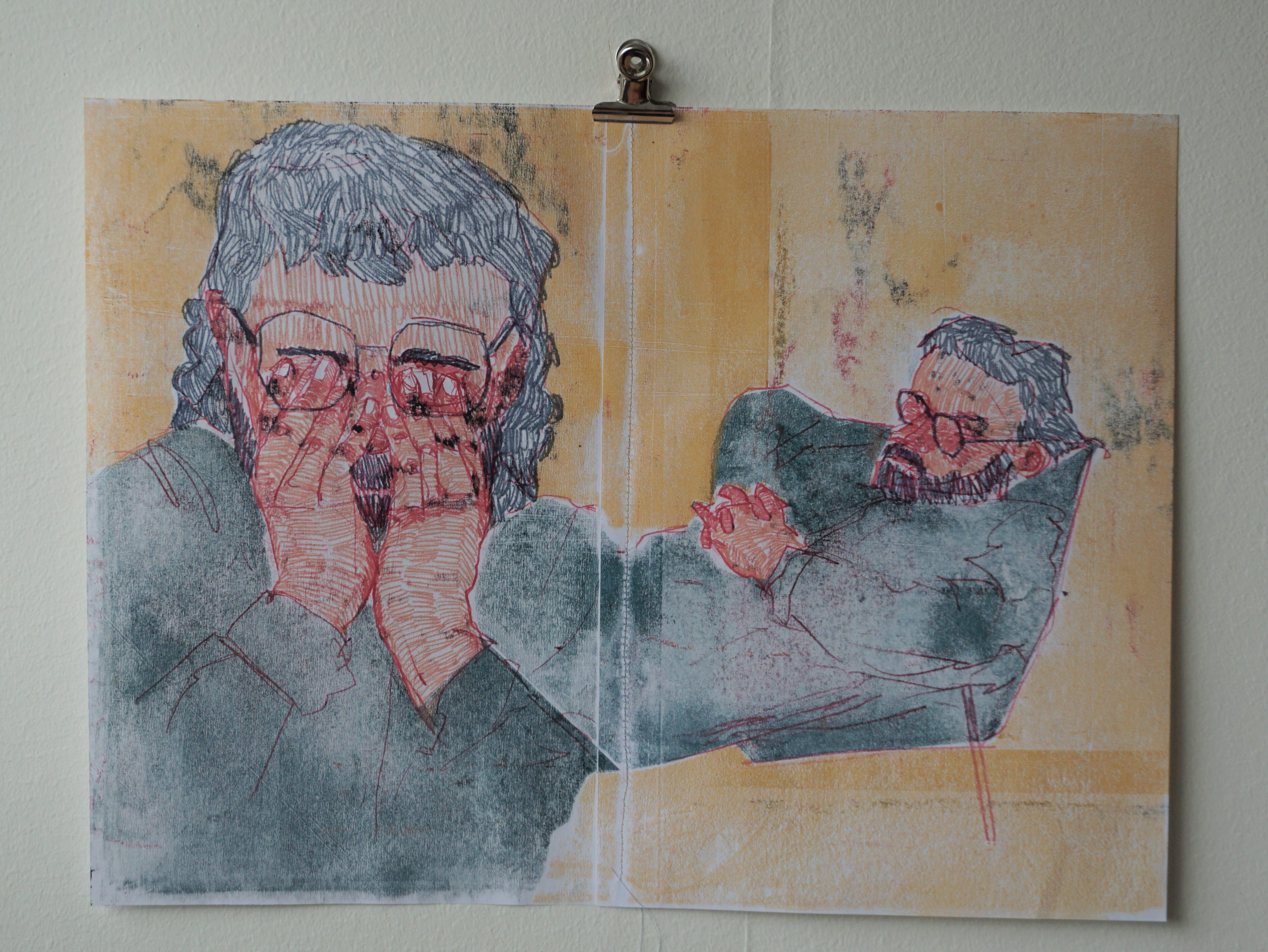 Konstverk, porträtt.