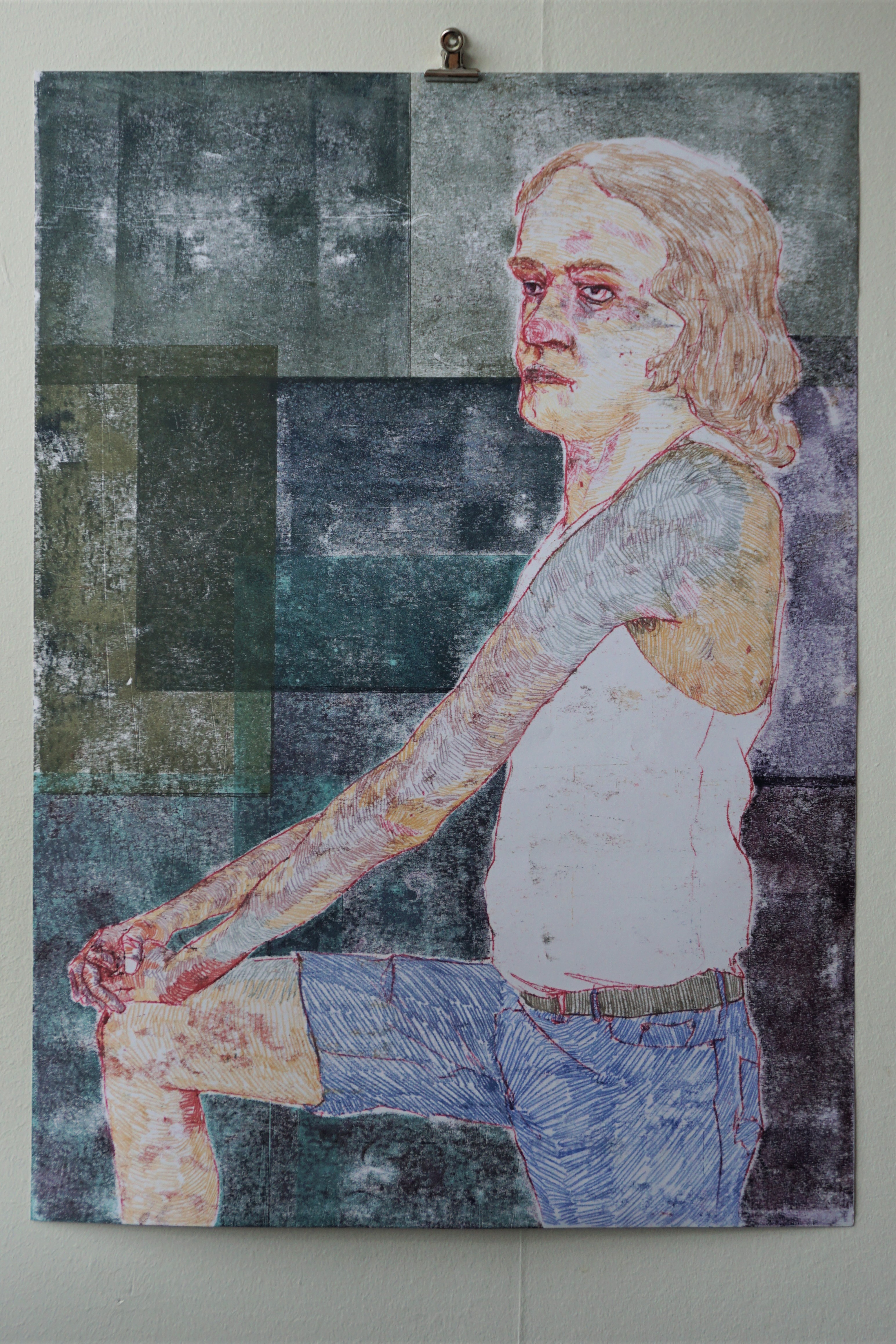 Konstverk, porträtt.