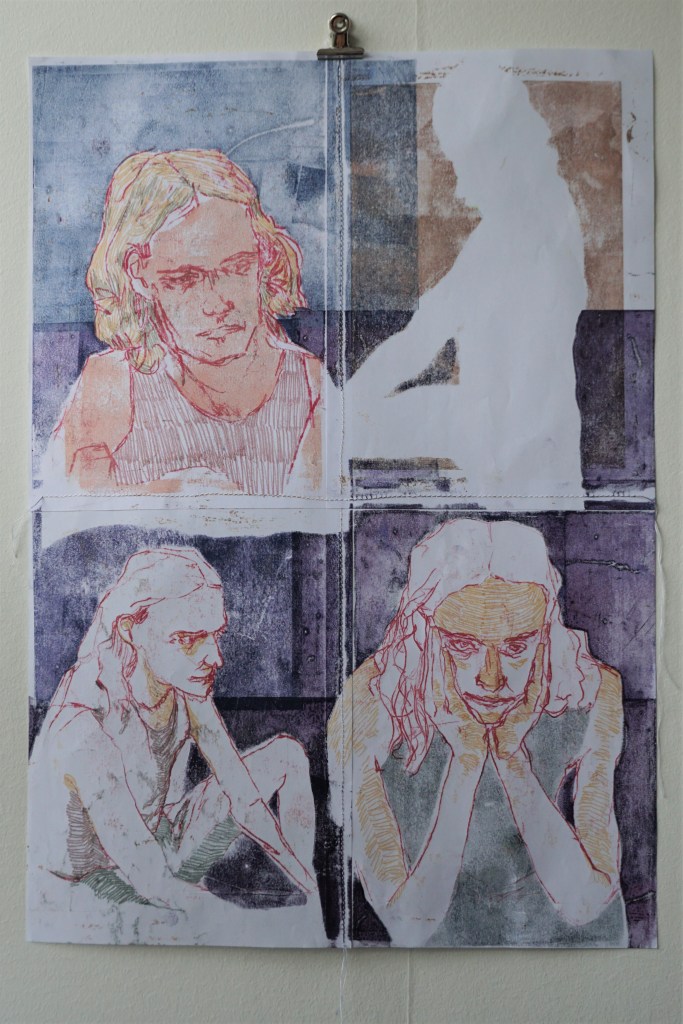 Konstverk, porträtt.